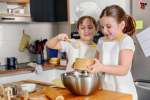 cocinar en familia con niños